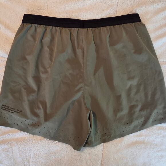 Abercrombie & Fitch, YPB motion Tek Training Shorts, Green, sz XL men's Lined - Picture 9 of 10
